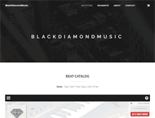Tablet Screenshot of blackdiamondmusic.net